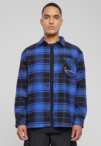 Veste mi-saison Karl Kani en bleu : devant