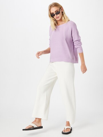 TOM TAILOR DENIM Sweater in Purple