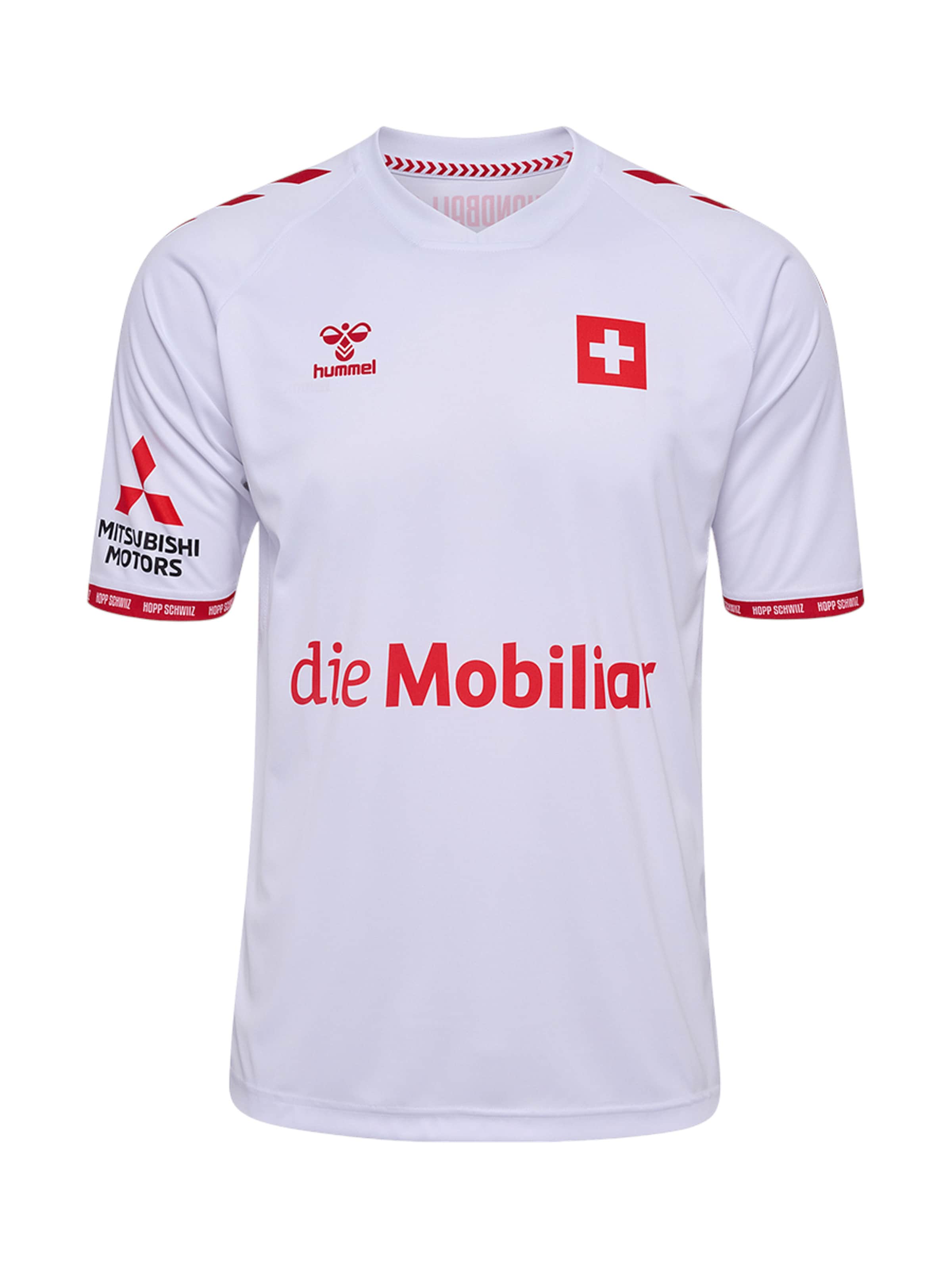 Hummel Trikot 'SHV 2023/2024' in Weiß: Vorderseite