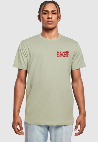 Merchcode Shirt in Grün: Vorderseite