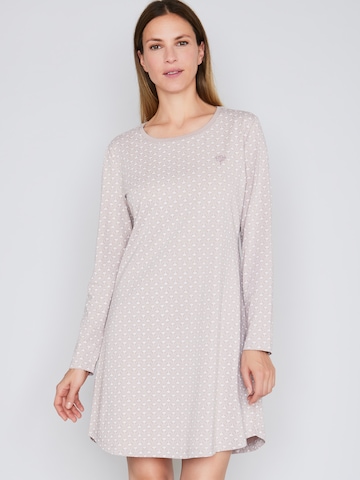 Chemise de nuit ' Cosy ' JOOP! en beige : devant