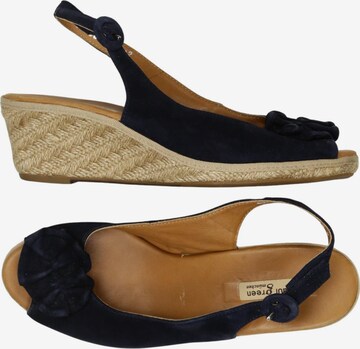 Paul Green Sandalen 35,5 in Blau: Vorderseite