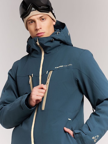 PROTEST Athletic Jacket 'PRTTIMOTHY' in Blue