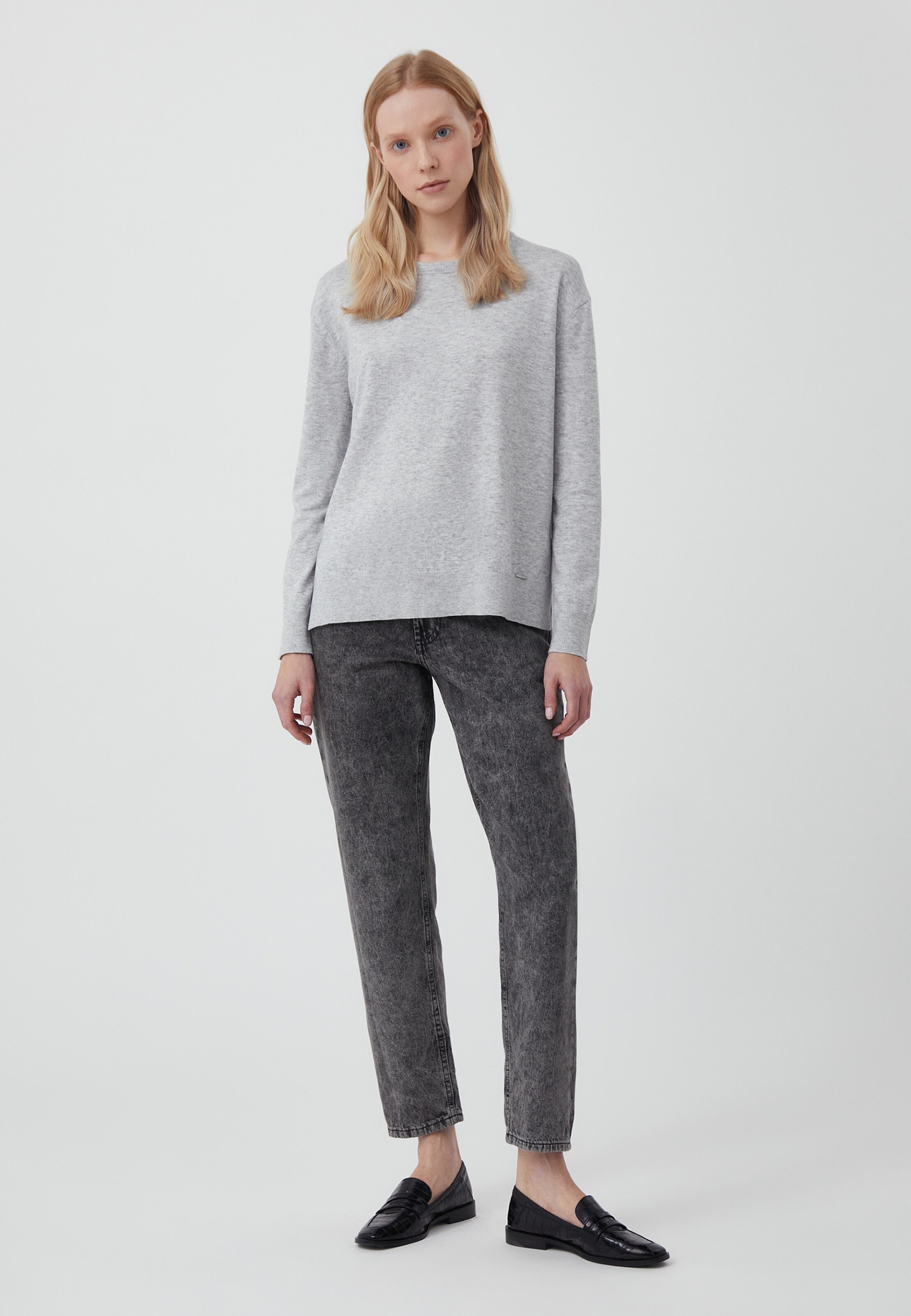 Frauen Große Größen Finn Flare Pullover in Hellgrau - VA00309 Frauen Große Größen Finn Flare Pullover in Hellgrau - VA00309