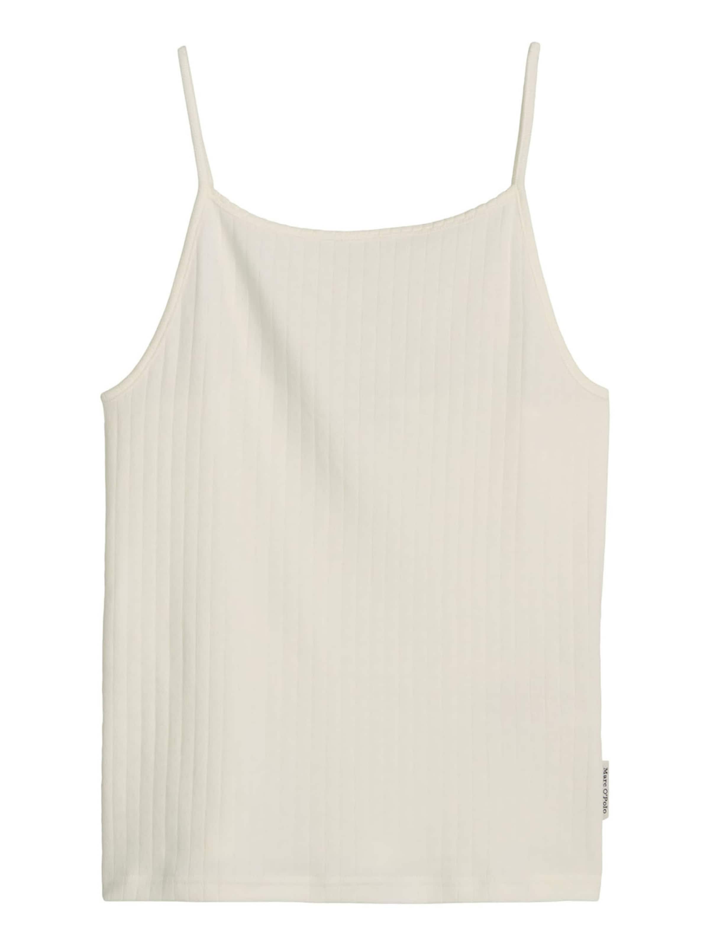 Marc O'Polo Spaghettitop ' Mix N Match ' in Weiß: Vorderseite