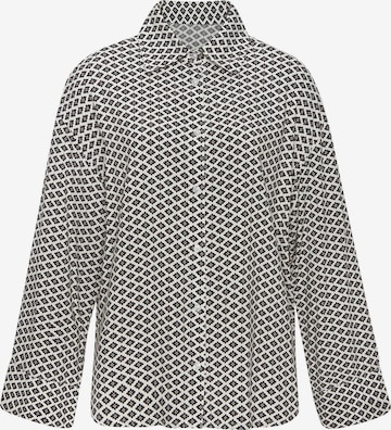 LASCANA Pyjamatop in Schwarz: Vorderseite