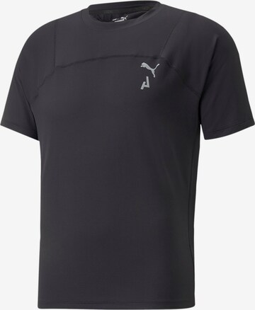PUMATehnička sportska majica 'SEASONS' - crna boja: prednji dio