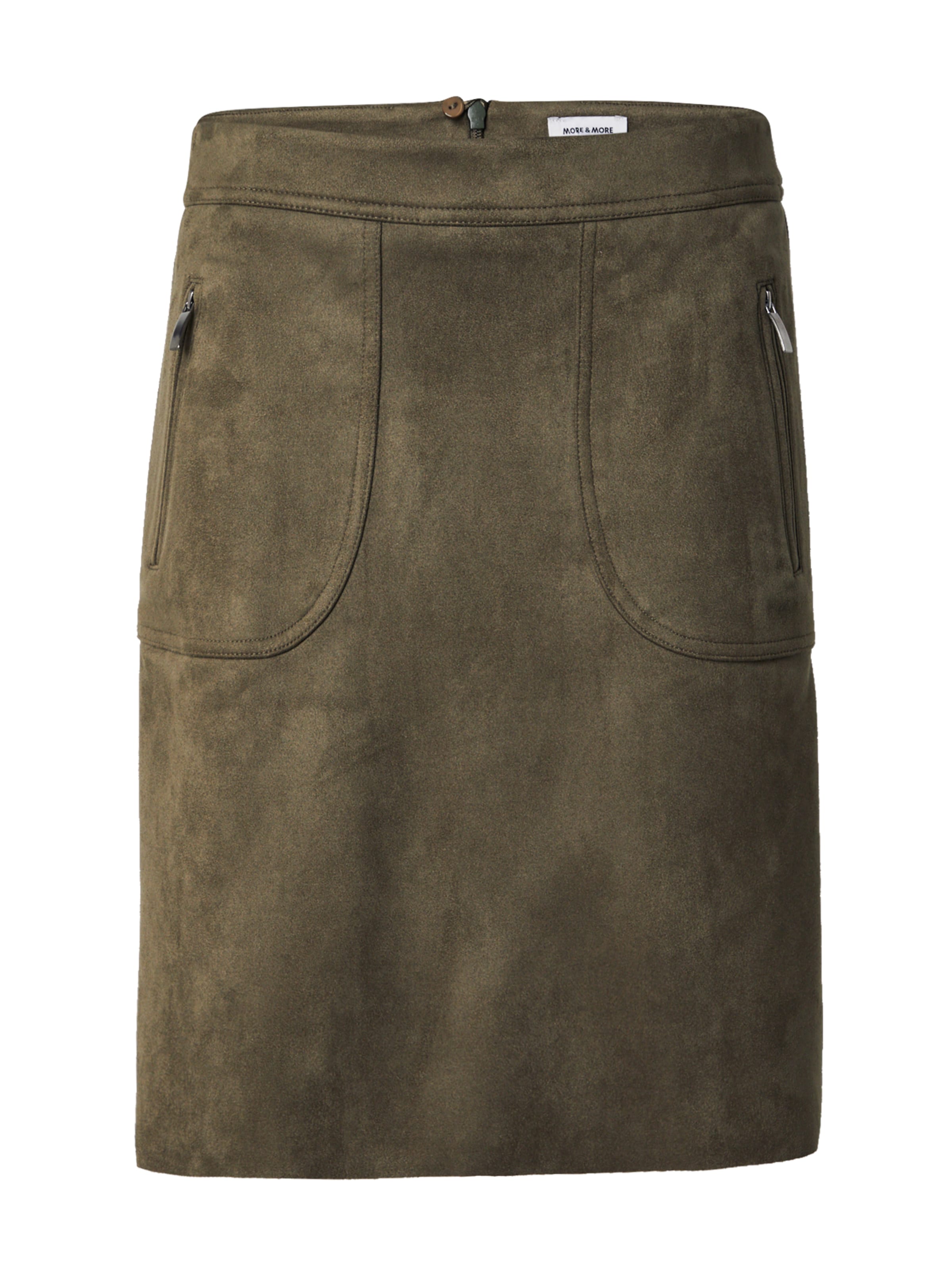 MORE & MORE - Falda en verde: frente