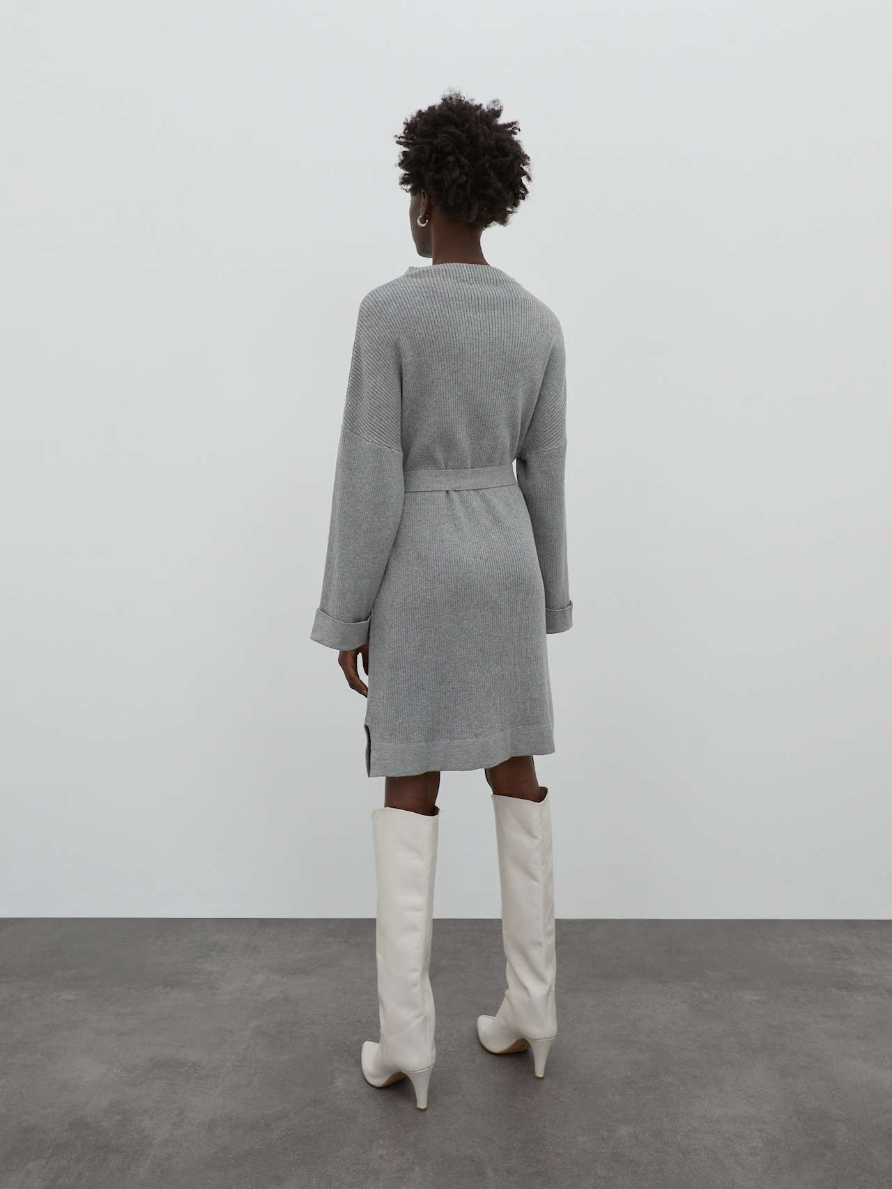 EDITED Produkte Kleid 'Nata' graumeliert