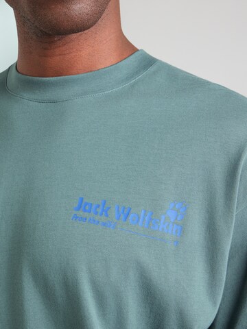 JACK WOLFSKIN Функционална тениска 'CONFIDENT' в зелено