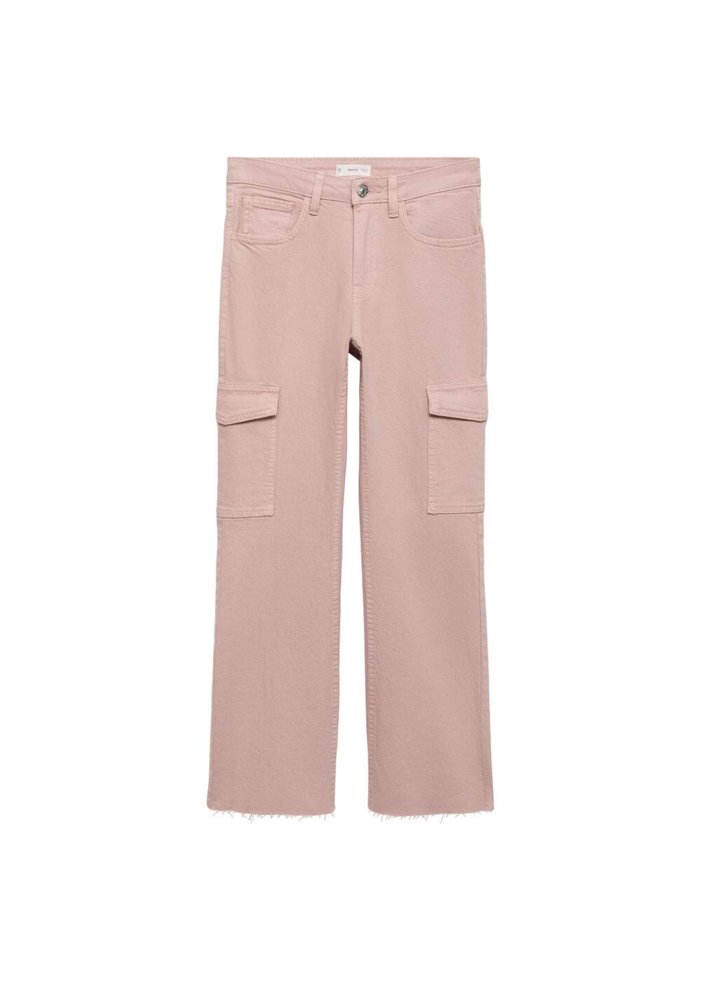MANGO TEEN Regular Jeans in Pink: Vorderseite
