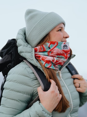 WESORA GmbH Loop scarf 'Printed Neckwarmer Fleece + UV-Schutz' in Green