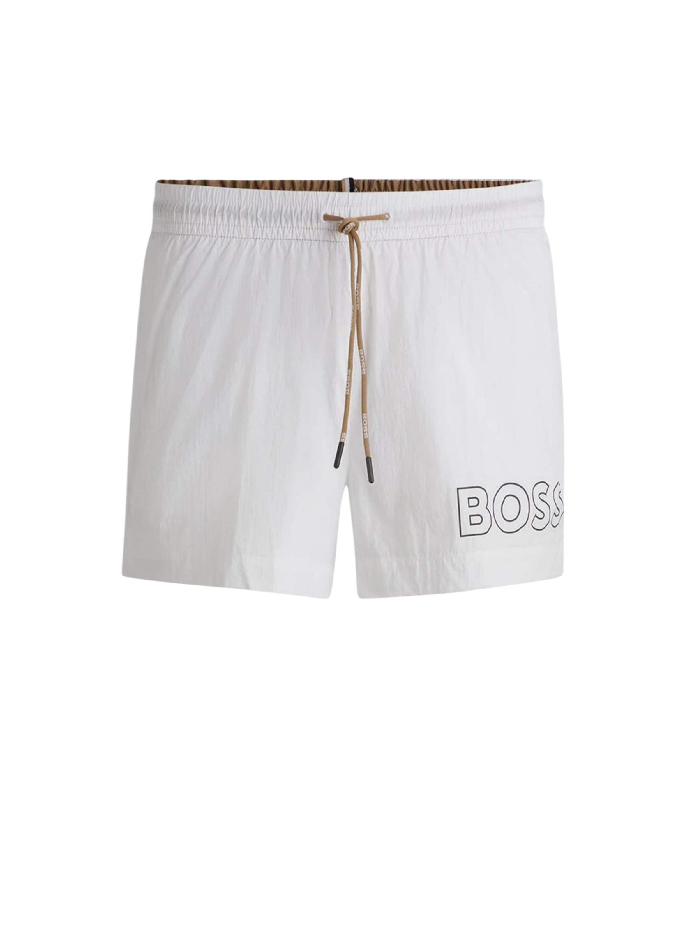 Pantaloncini da bagno '10229264 50469280' di BOSS in bianco