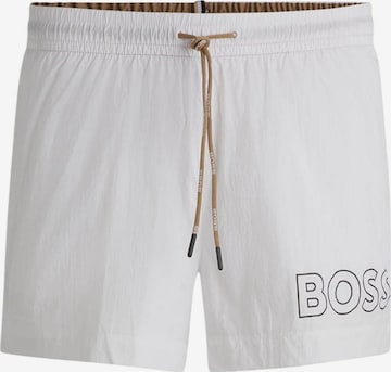 Pantaloncini da bagno '10229264 50469280' di BOSS in bianco: frontale