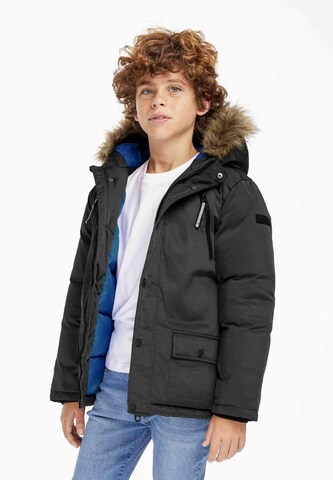 MINOTI Winterjacke in Grau: Vorderseite