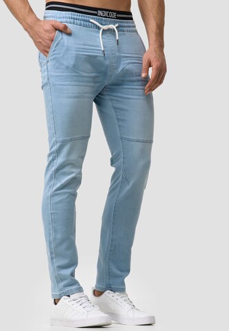 INDICODE JEANS Slimfit Broek 'Fabrizio' in Blauw