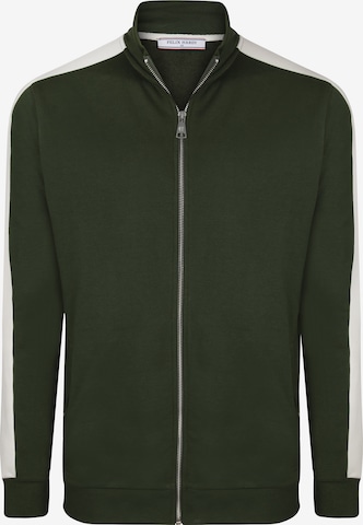 Veste de survêtement Felix Hardy en vert : devant