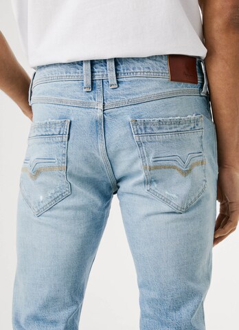 Pepe Jeans Конический (Tapered) Джинсы в Синий