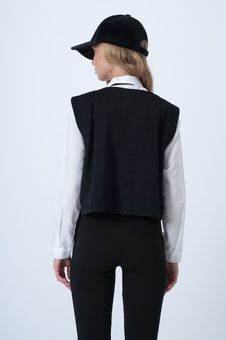 Trend Alaçatı Stili Bodywarmer in Zwart