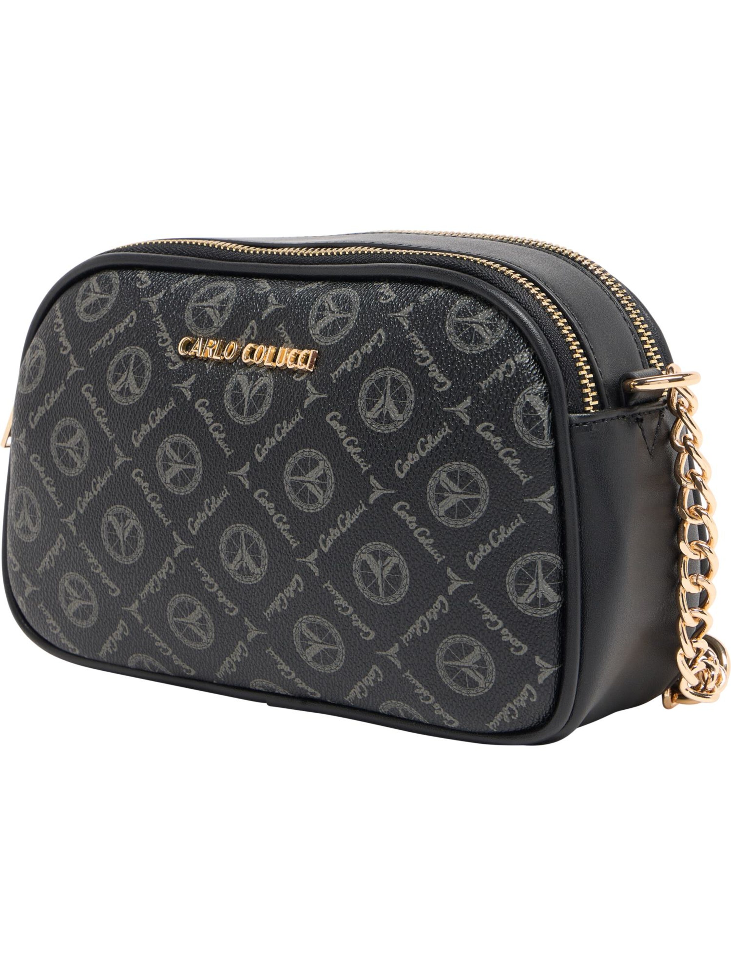 Carlo Colucci Umhängetasche 'Enrici' in Schwarz