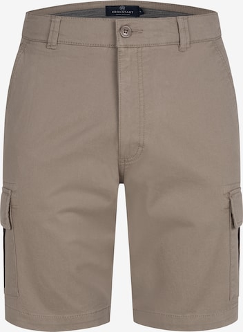 Pantalon 'Allen' Kronstadt en marron : devant