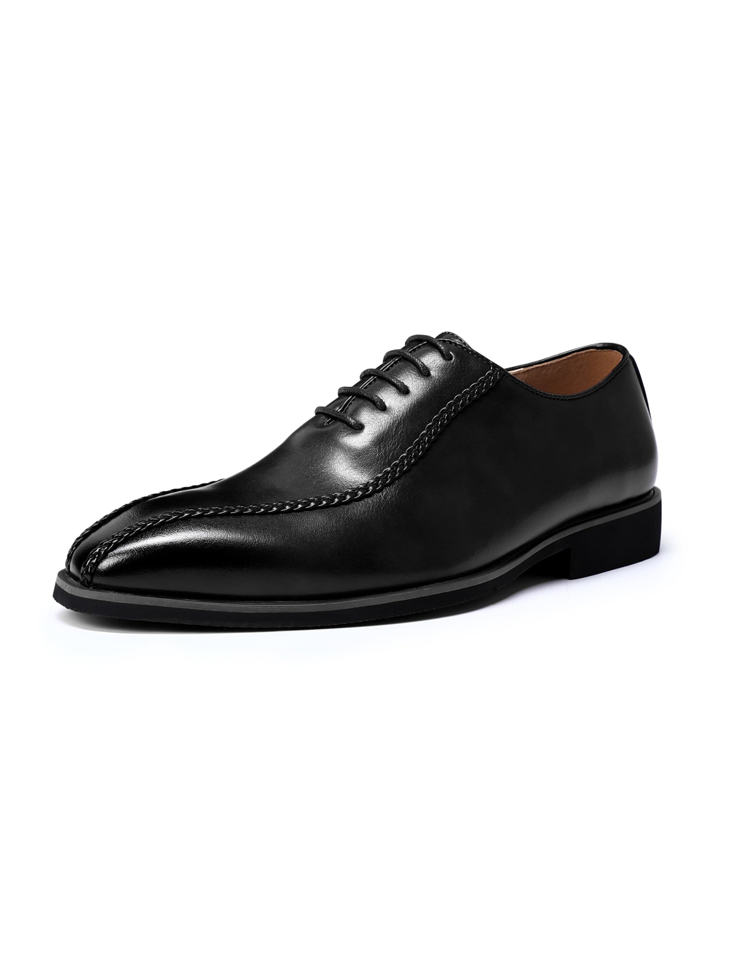 ALLTHEMEN Lace-Up Shoes 'Morgenlicht' in Black: front