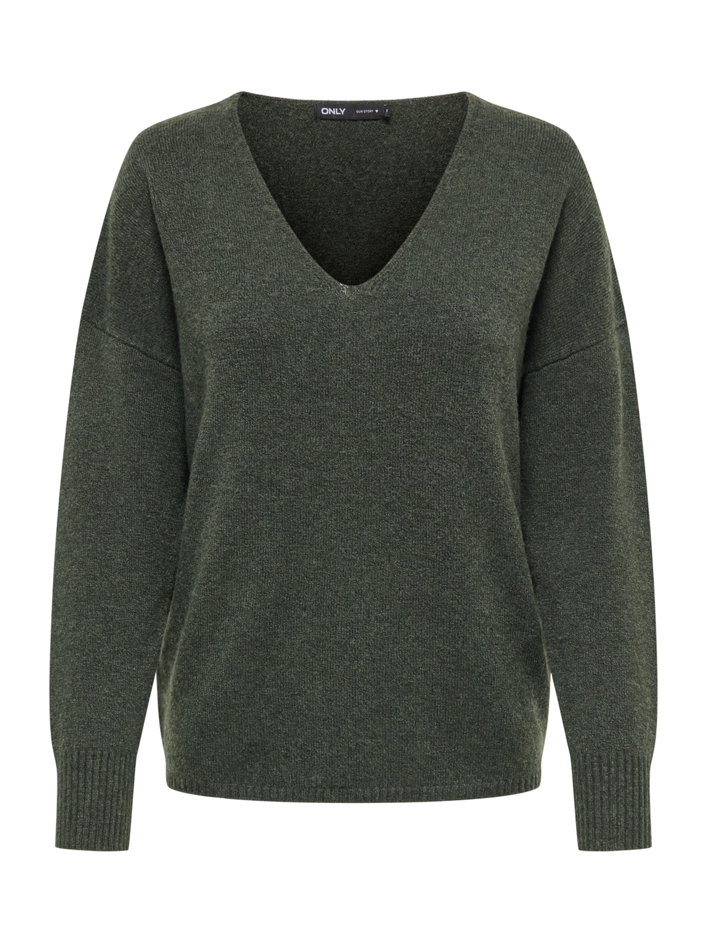 ONLY Pullover 'ONLRICA' in Grün: Vorderseite