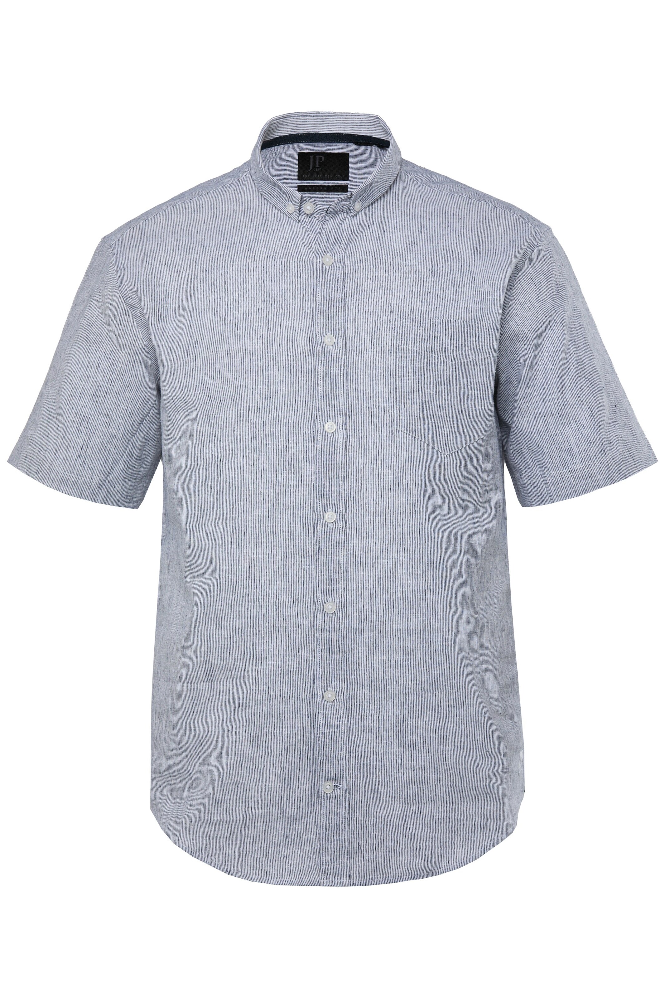 JP1880 Regular fit Overhemd in Blauw: voorkant