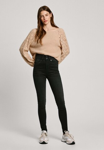 Pepe Jeans Skinny Jeans ' CONTOUR UHW ' in Zwart
