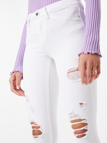 Skinny Jean 'Blush' ONLY en blanc