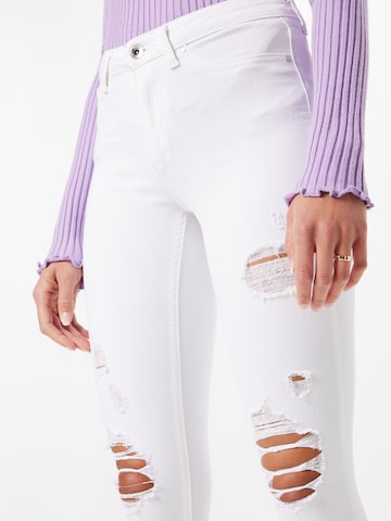 ONLY Skinny Jeans 'Blush' in White
