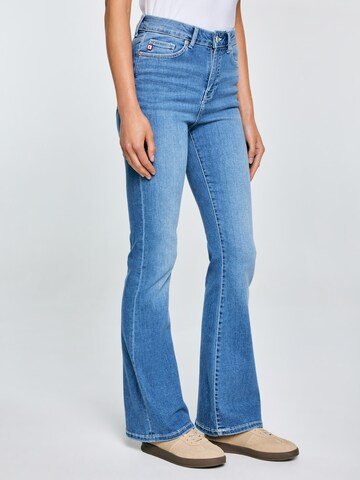 BIG STAR Flared Jeans 'Clara' in Blauw