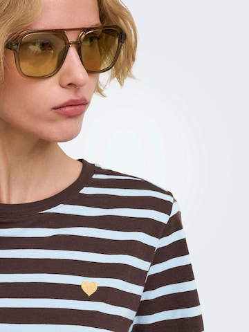 ONLY Shirt 'ONLHAPPY' in Bruin