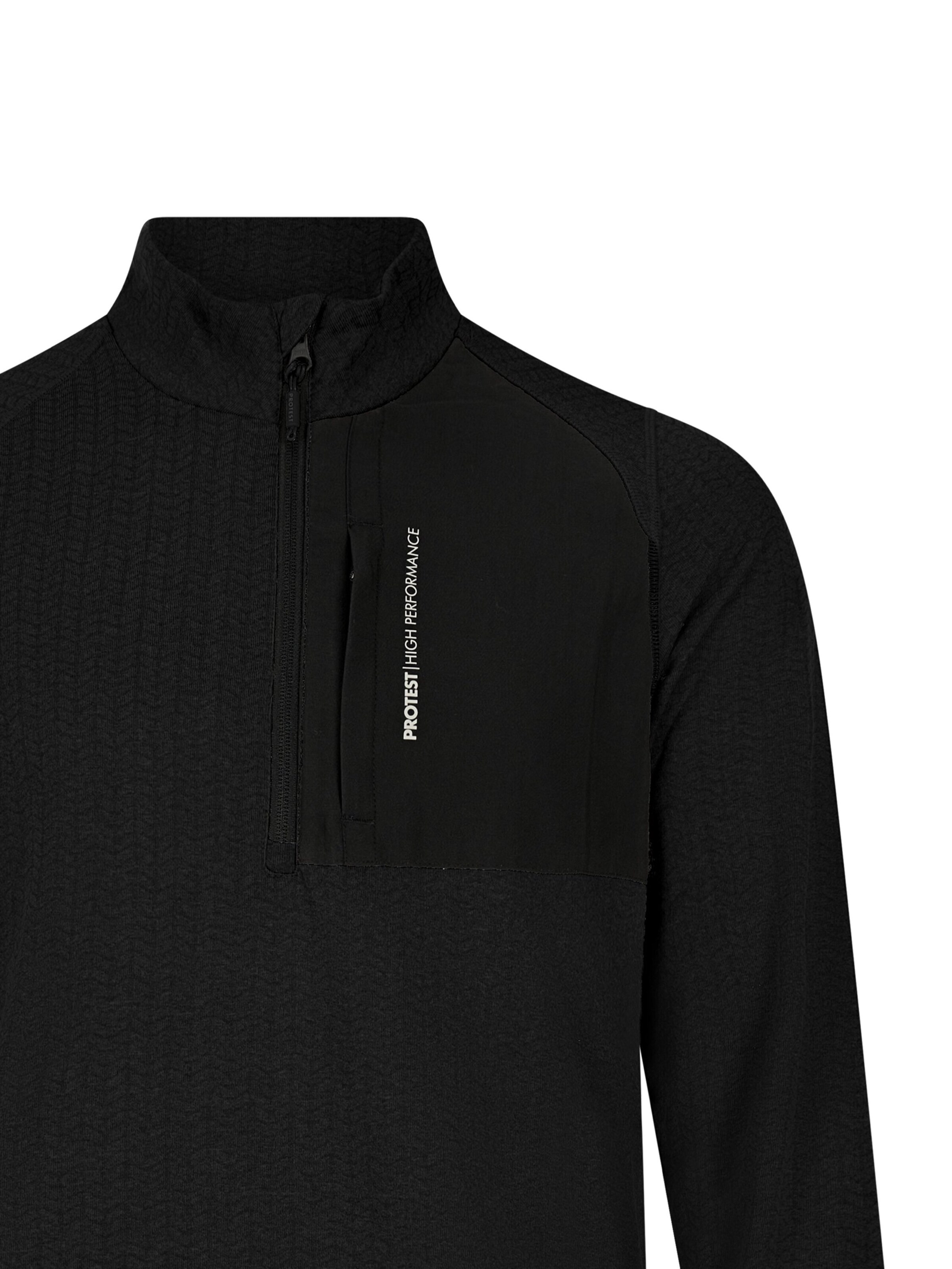 PROTEST Athletic Sweatshirt 'PRTCatcher' in Black