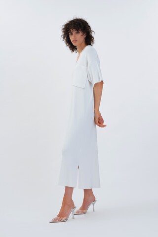 Aligne Dress in White