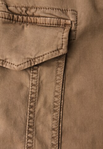 Street One MEN Slimfit Hose in Braun