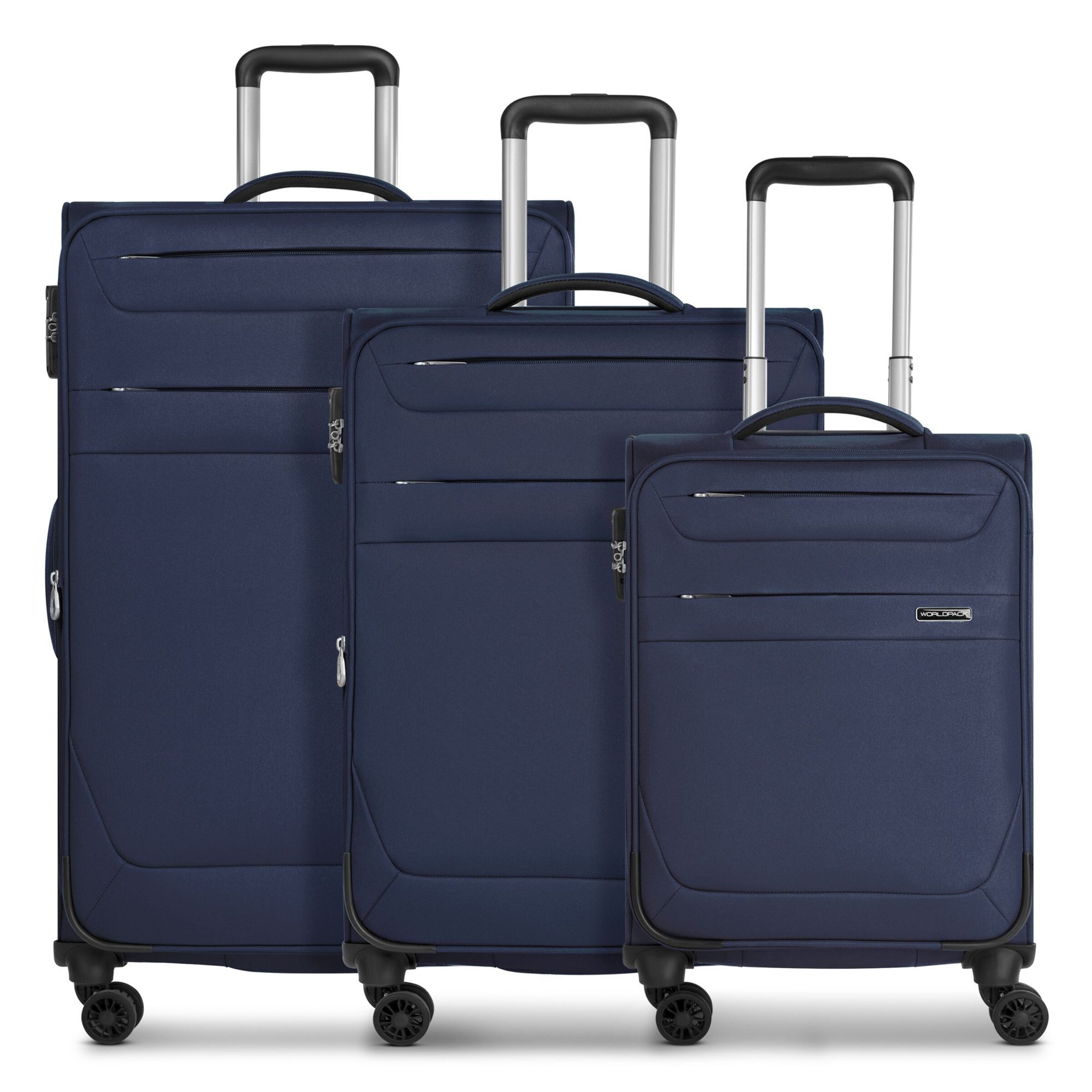 Ensemble de bagages 'Chicago ' Worldpack en bleu : devant