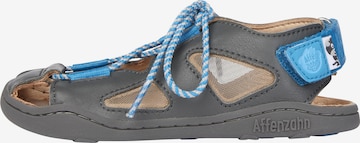 Affenzahn Sandals & Slippers 'HUND' in Grey: front