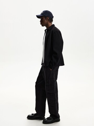 Veste mi-saison Bershka en noir