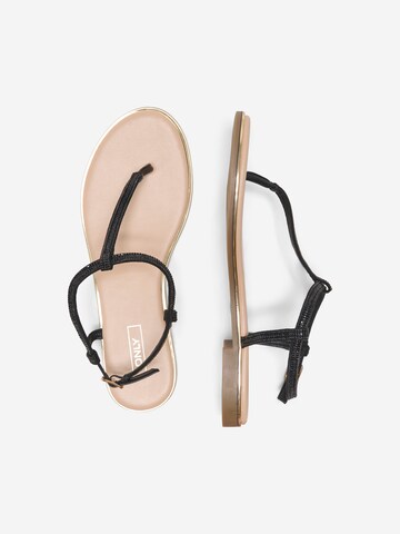ONLY T-Bar Sandals 'ONLMARI-1' in Black