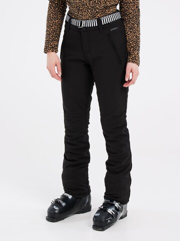 PROTEST Slimfit Sporthose 'RAMI' in Schwarz