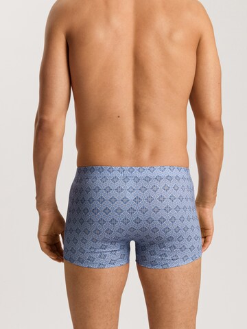Hanro Boxershorts ' Fancy Jersey ' in Blauw