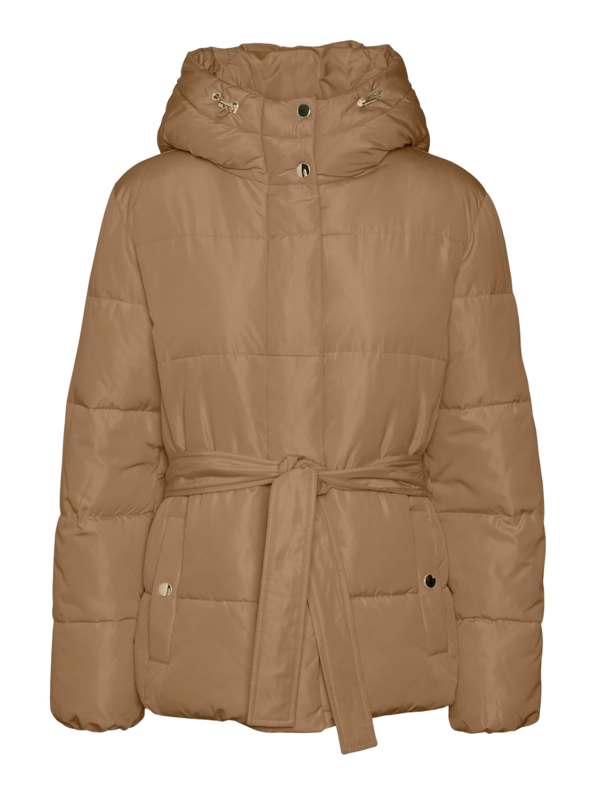 VERO MODA Winter Jacket in Brown: front