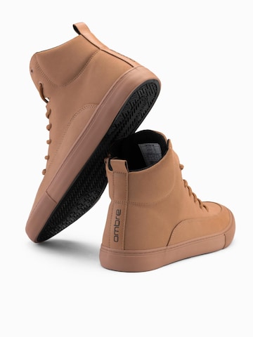 Ombre Sneaker high‌‌‌‌ in Braun