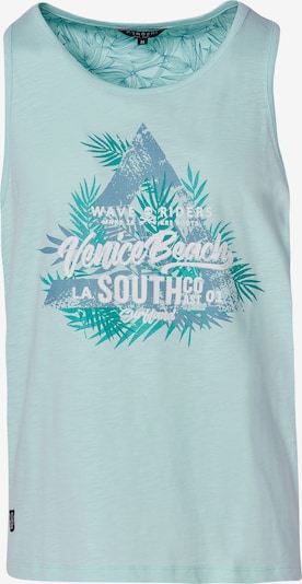 KOROSHI Paita värissä harmaa / smaragdi / minttu / valkoinen, Tuotenäkymä