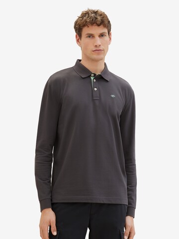 TOM TAILOR Poloshirt in Grau: predná strana