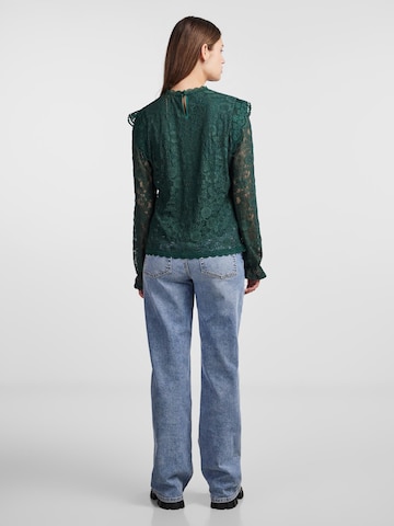 PIECES Blouse in Groen