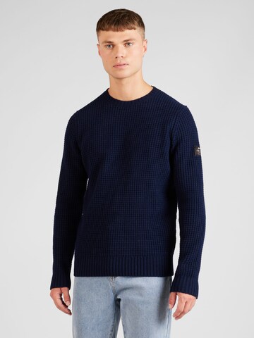 ECOALF Sweater 'MERA' in Blue: front