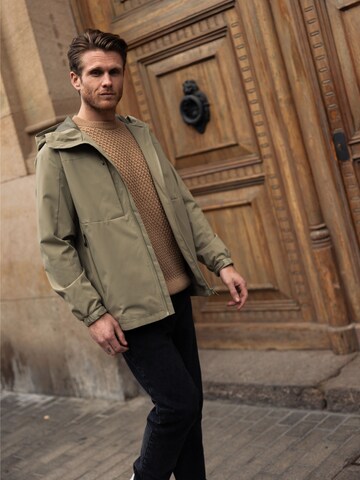 DAN FOX APPAREL Between-season jacket 'Hendrik' in Green