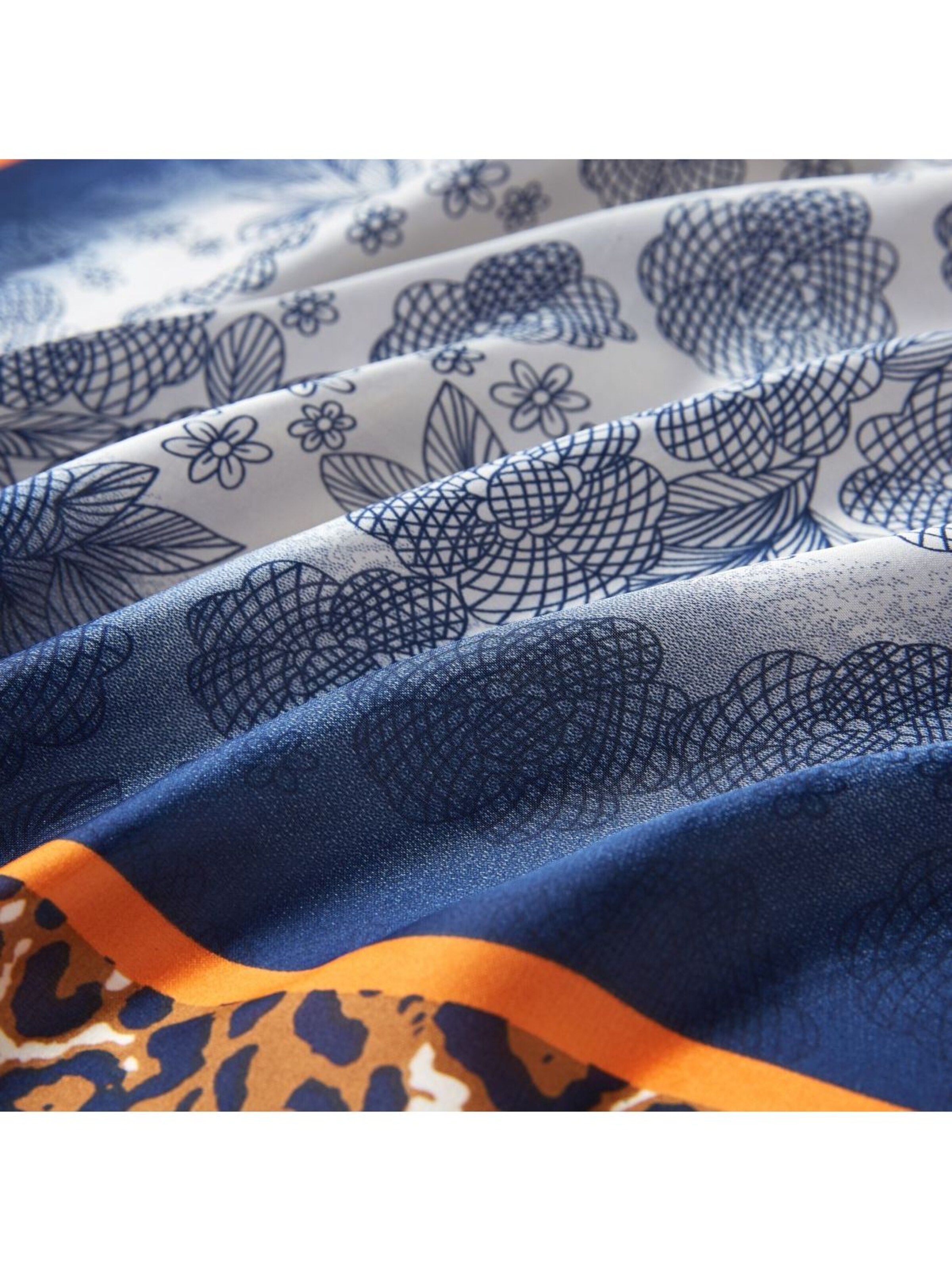 alberto cabale Schal 'Chetaah Cléo' in Blau